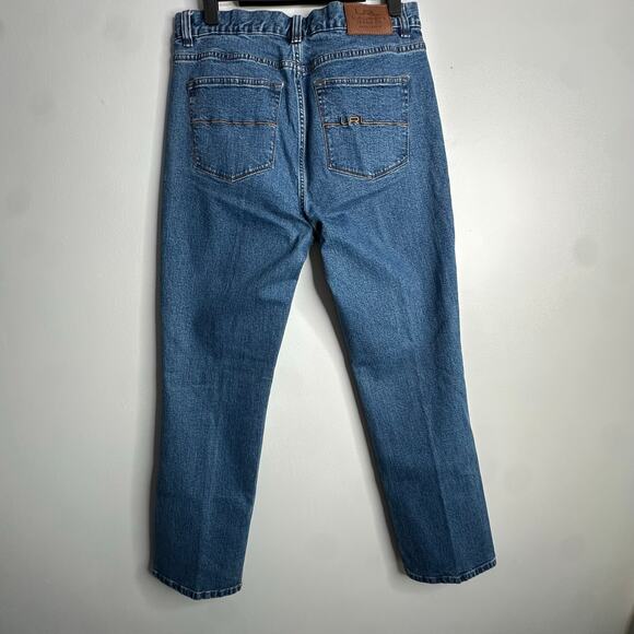 LRL Lauren Jeans Co‎ vintage Y2K classic straight medium wash denim sz 6 - Picture 8 of 8